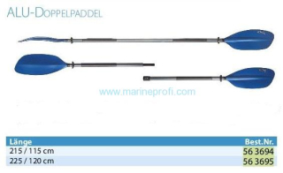 Dvojité pádlo 215/115 cm